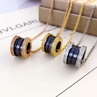 Bvlgari B.zero1 घूर्णन शैलीय पेंडेंट हार
