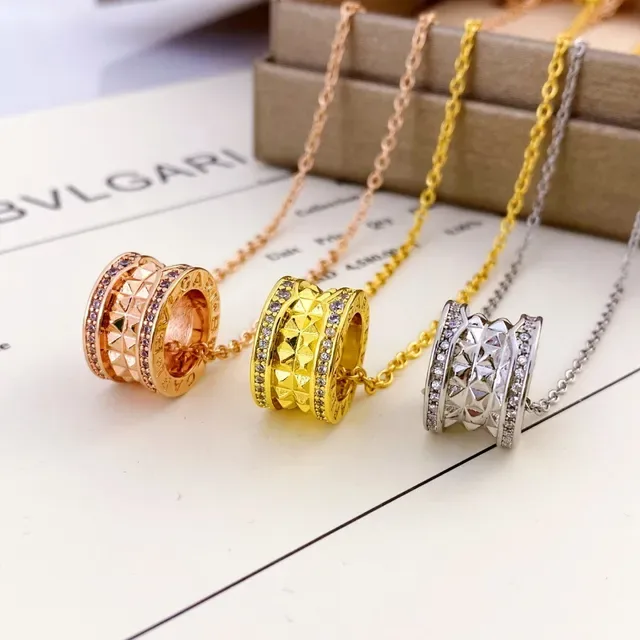 Bvlgari B.zero1 घूर्णन शैलीय पेंडेंट हार 6