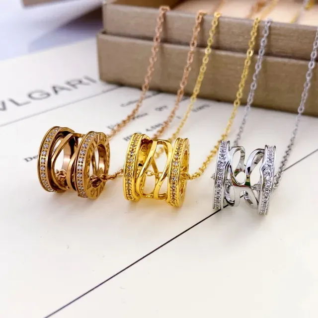 Bvlgari B.zero1 घूर्णन शैलीय पेंडेंट हार 7