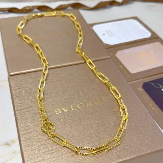 Bvlgari Rectangular Link Chain Necklace