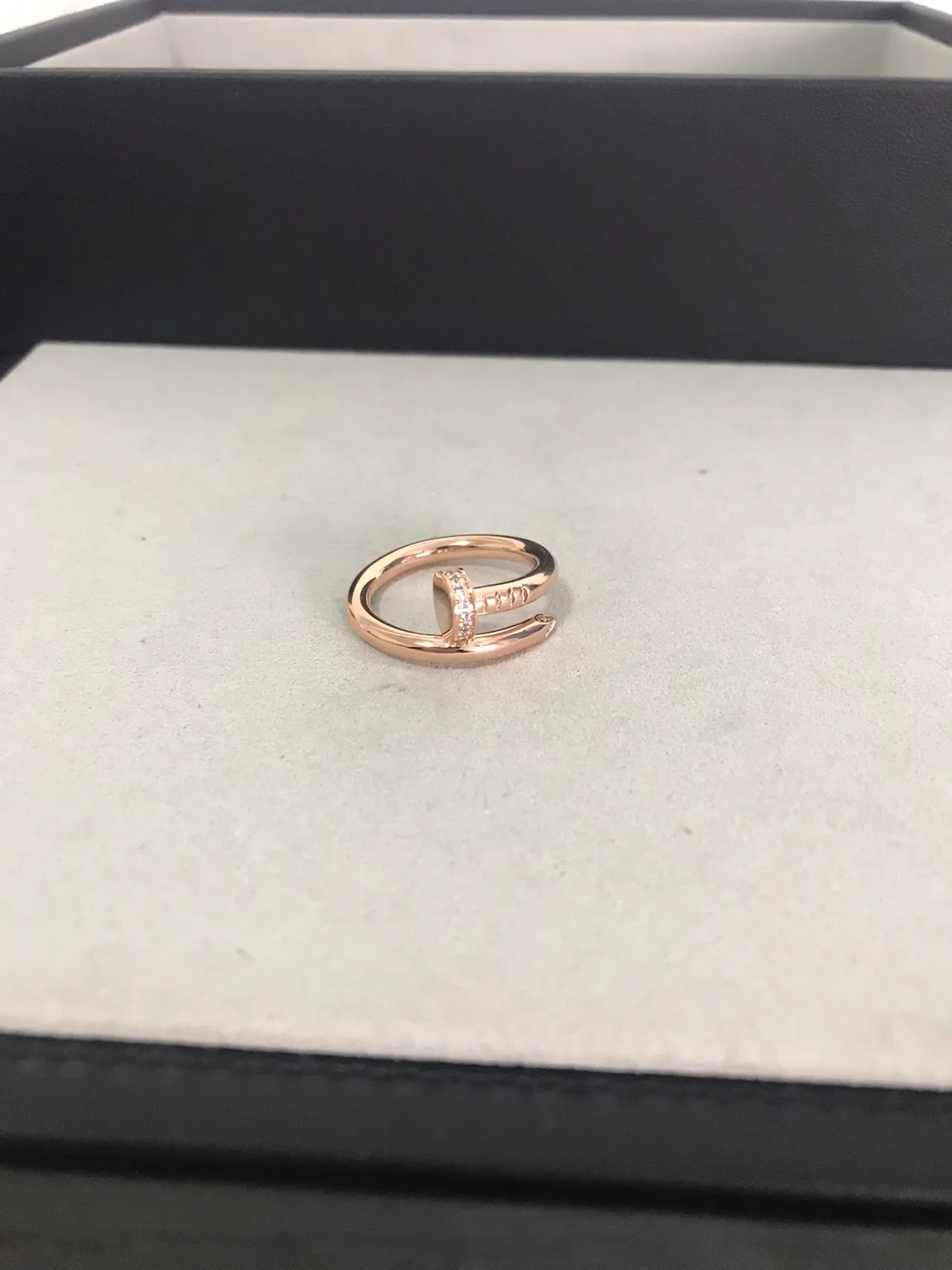 Cartier Juste un Clou Pavé Diamond Rose Gold Ring 2