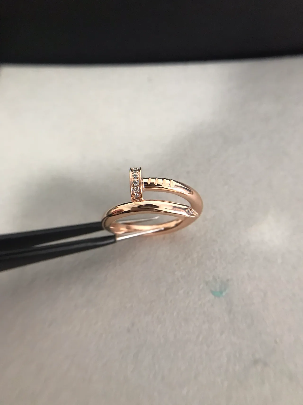 Cartier Juste un Clou Pavé Diamond Rose Gold Ring 4