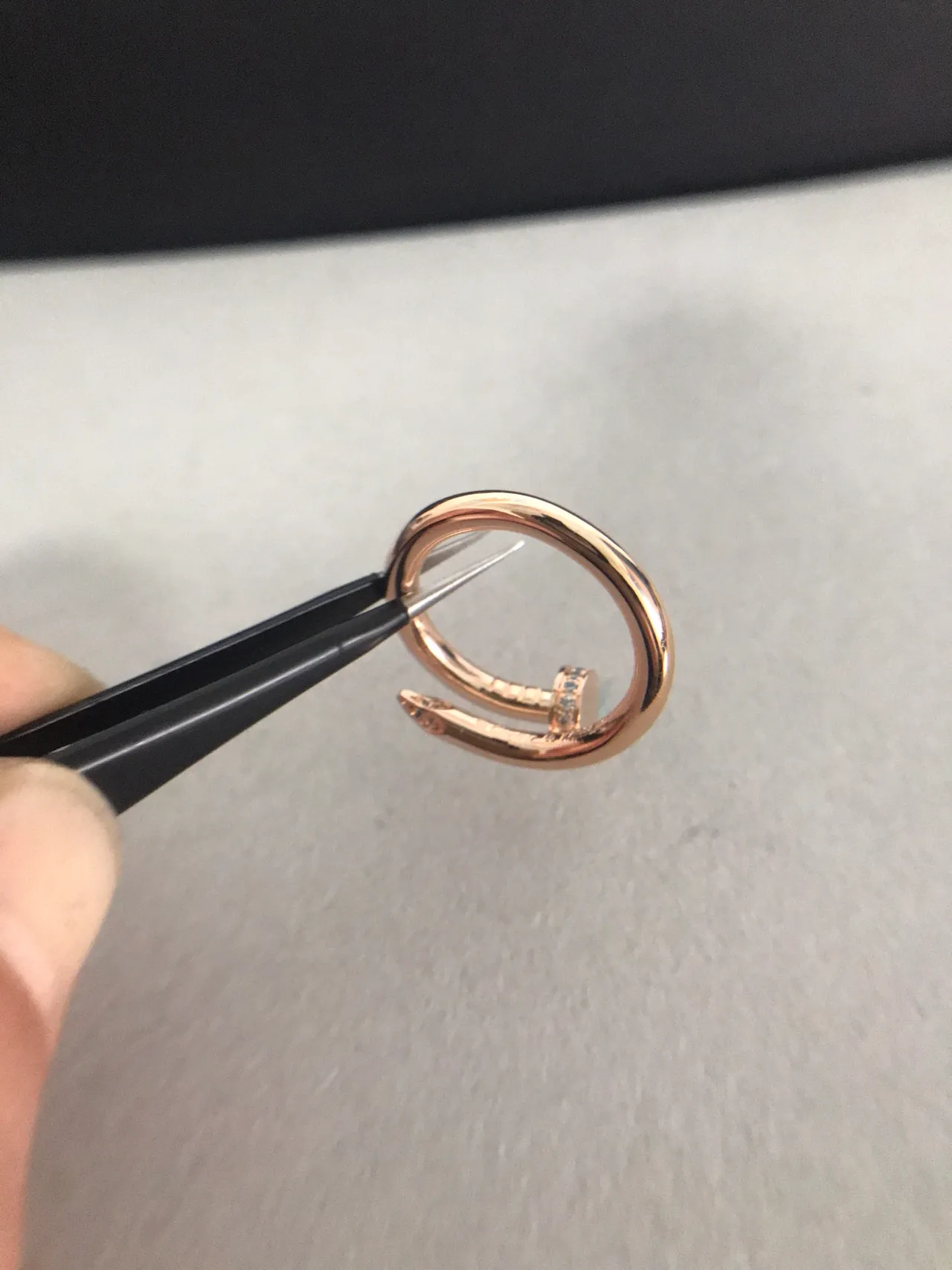 Cartier Juste un Clou Pavé Diamond Rose Gold Ring 8