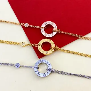 Cartier Love Bracelet Rose Gold Yellow Gold Silver Chain Link Bracelet