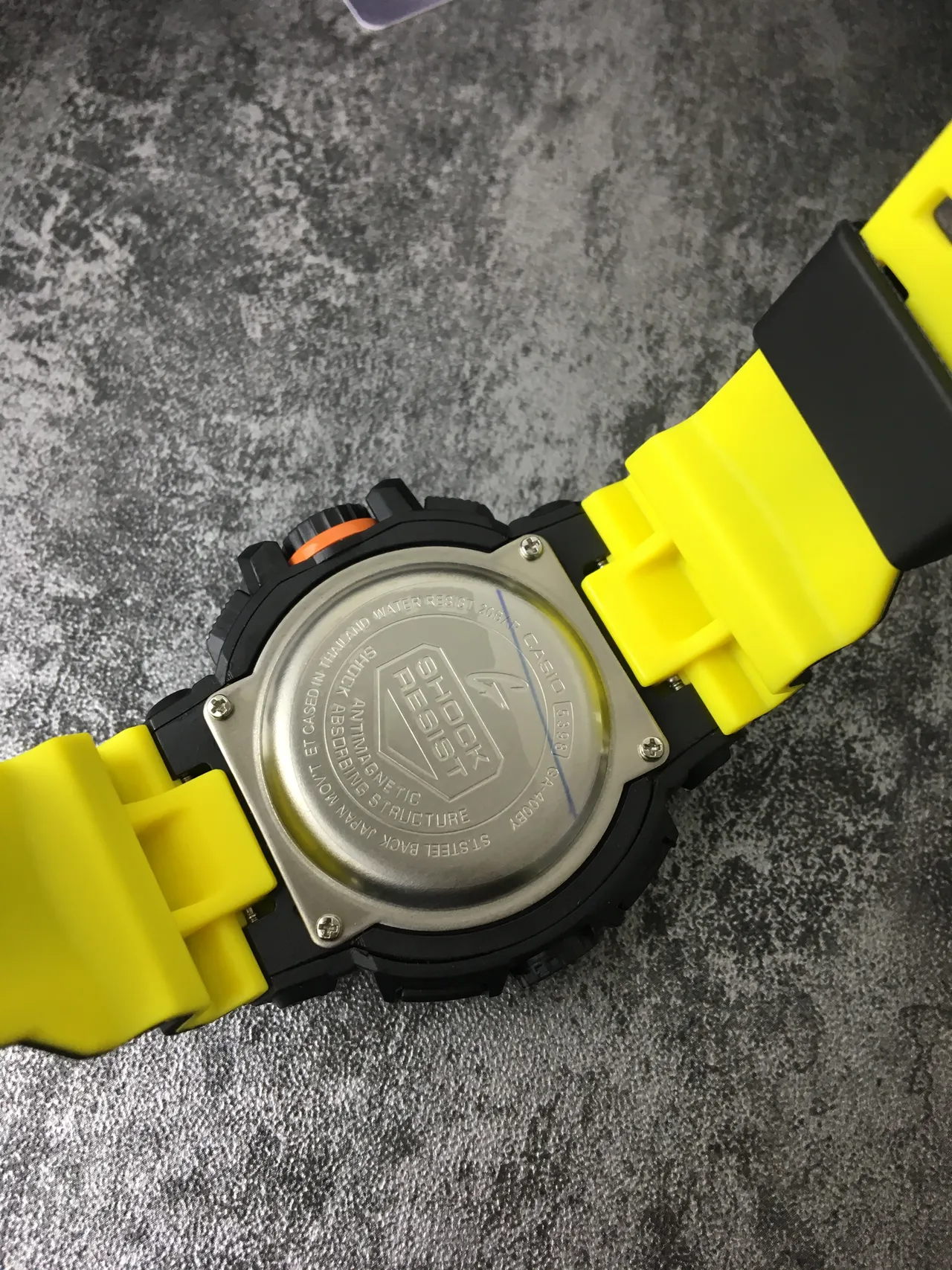 Casio G-Shock GA-100 Black Yellow Orange Sports Watch 4