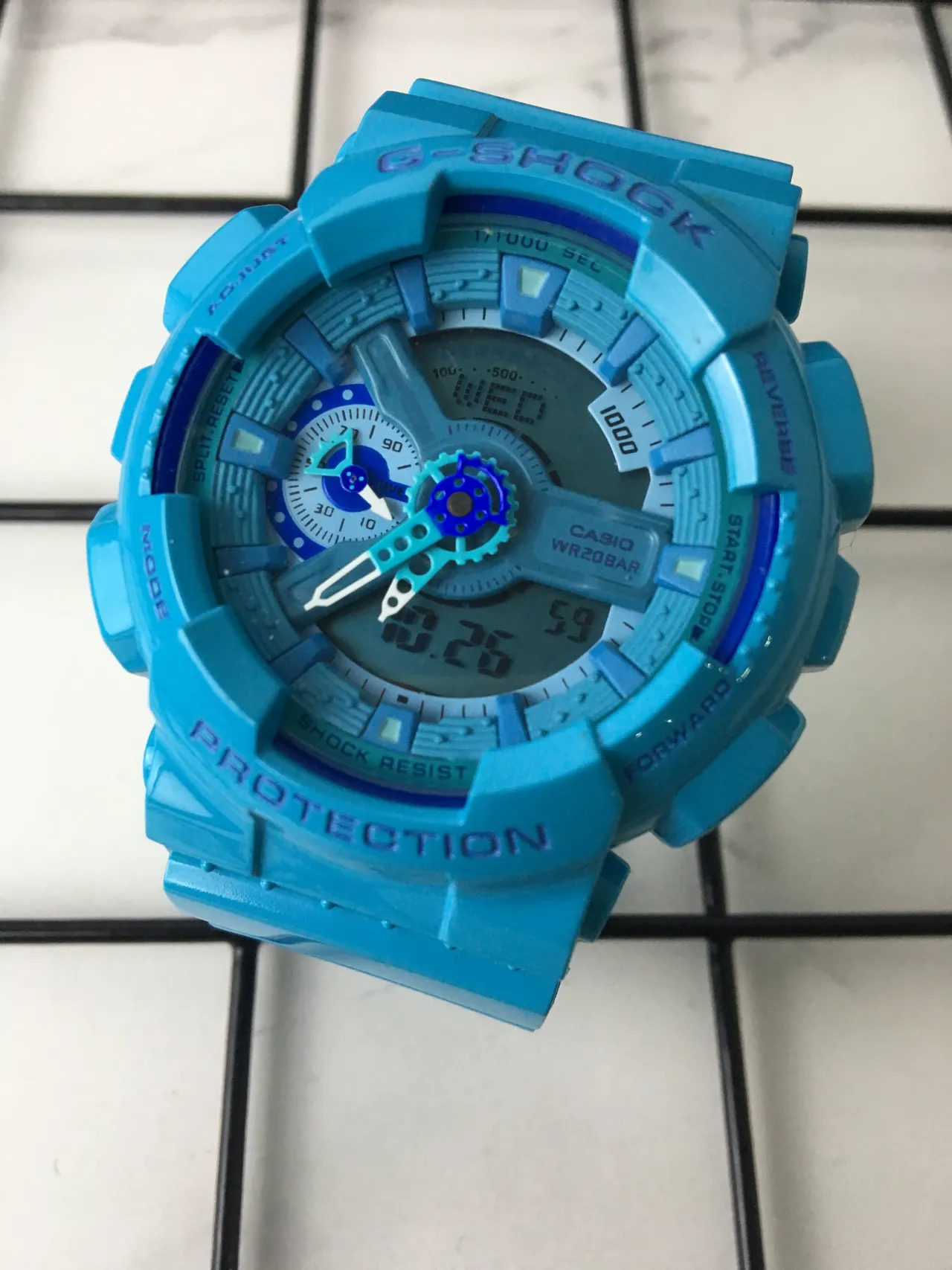 Casio G-Shock GA-110 নীল অ্যানালগ-ডিজিটাল স্পোর্টস ওয়াচ 2