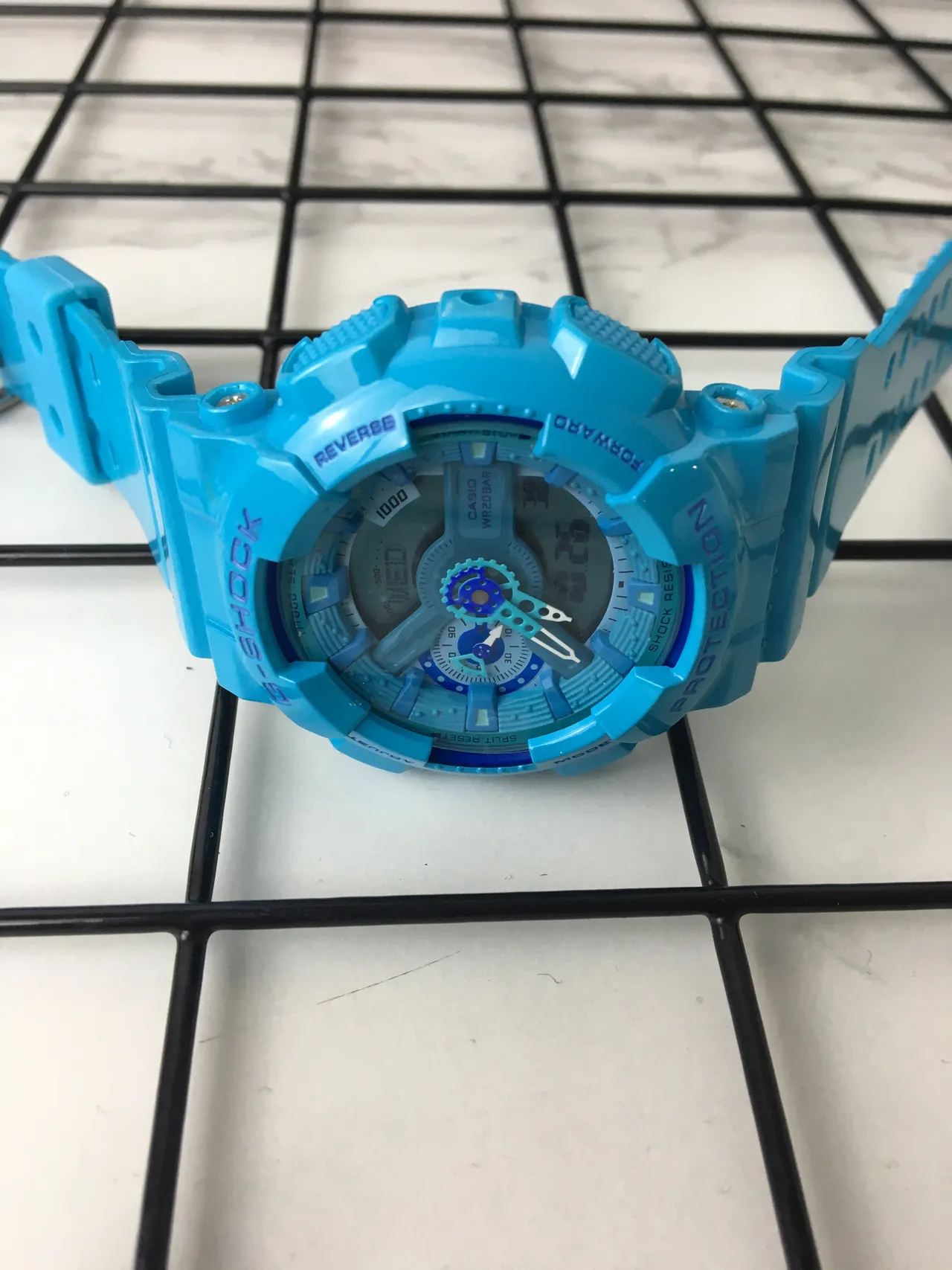 Casio G-Shock GA-110 নীল অ্যানালগ-ডিজিটাল স্পোর্টস ওয়াচ 4