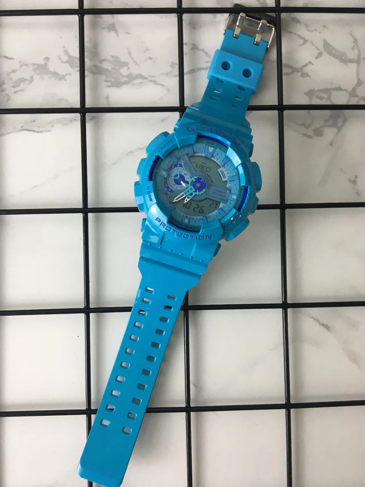 Casio G-Shock GA-110 নীল অ্যানালগ-ডিজিটাল স্পোর্টস ওয়াচ 6