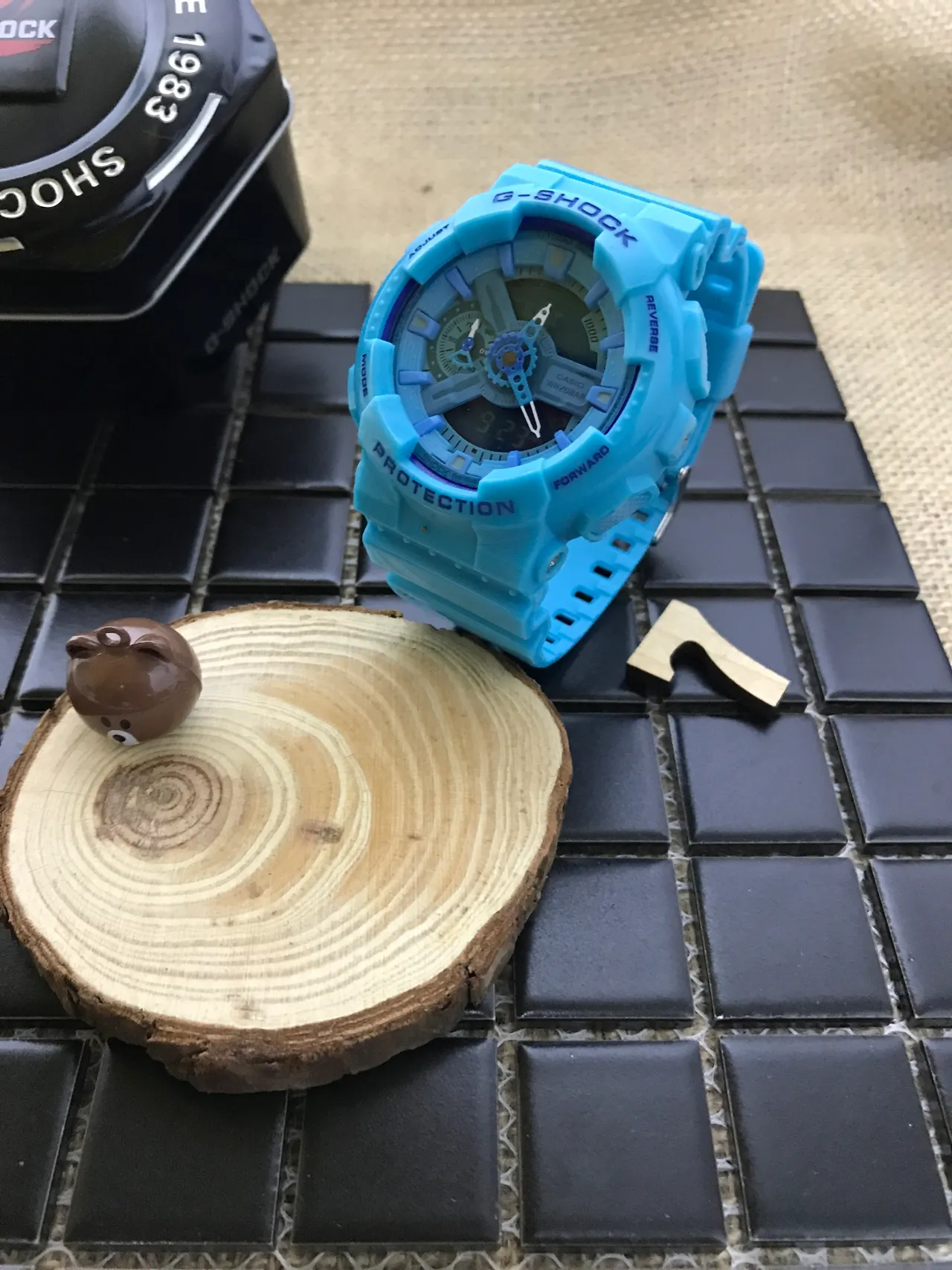 Casio G-Shock GA-110 নীল অ্যানালগ-ডিজিটাল স্পোর্টস ওয়াচ 9