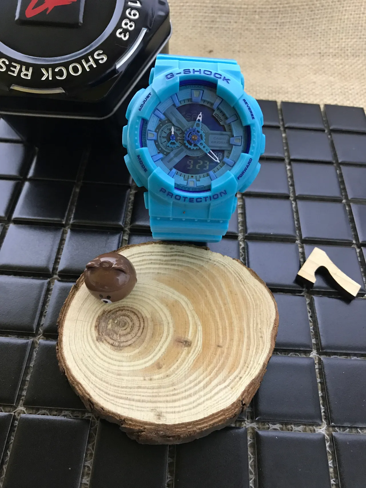 Casio G-Shock GA-110 নীল অ্যানালগ-ডিজিটাল স্পোর্টস ওয়াচ 10