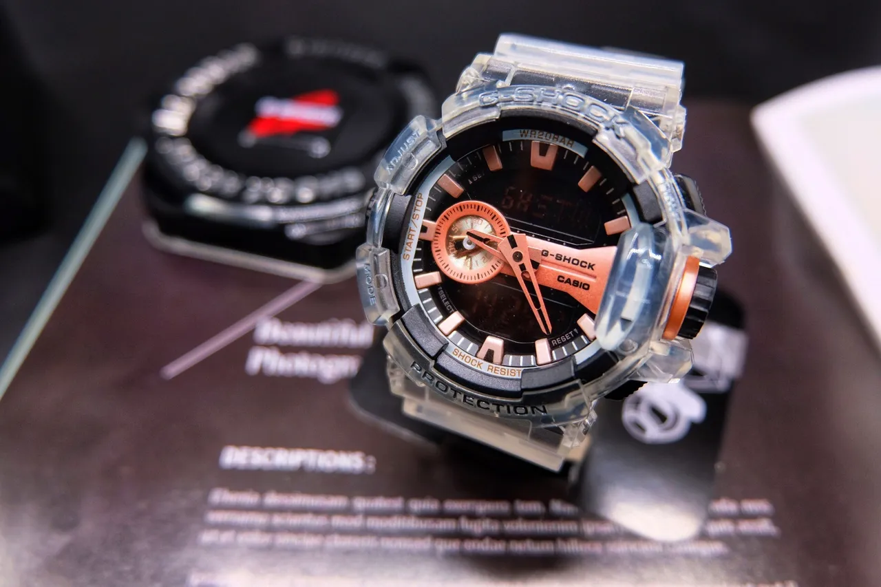 Casio G-Shock GA-2100 Transparent Resin Sports Watch 3