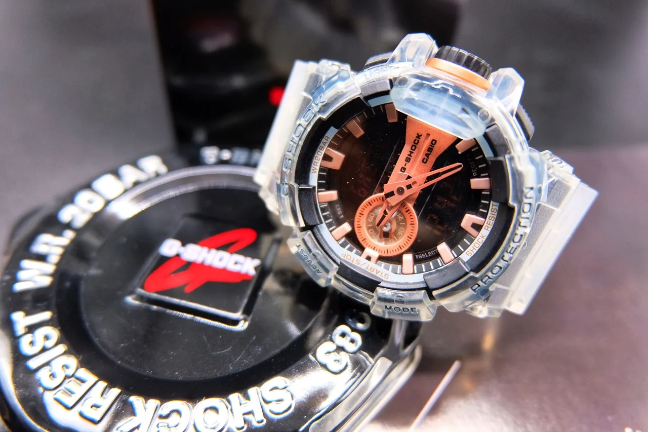 Casio G-Shock GA-2100 Transparent Resin Sports Watch 4