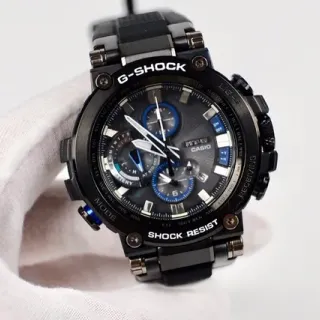 Casio G-Shock MT-G Black and Blue Sports Watch