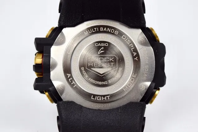 Casio G-Shock Mudmaster काला और सोना स्पोर्ट्स वॉच 3