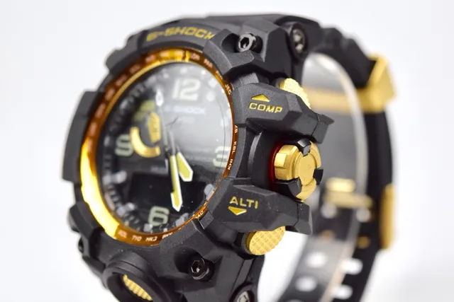 Casio G-Shock Mudmaster काला और सोना स्पोर्ट्स वॉच 7