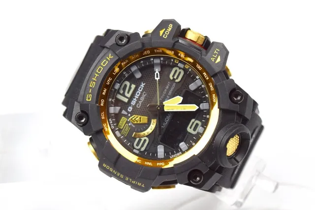 Casio G-Shock Mudmaster काला और सोना स्पोर्ट्स वॉच 8