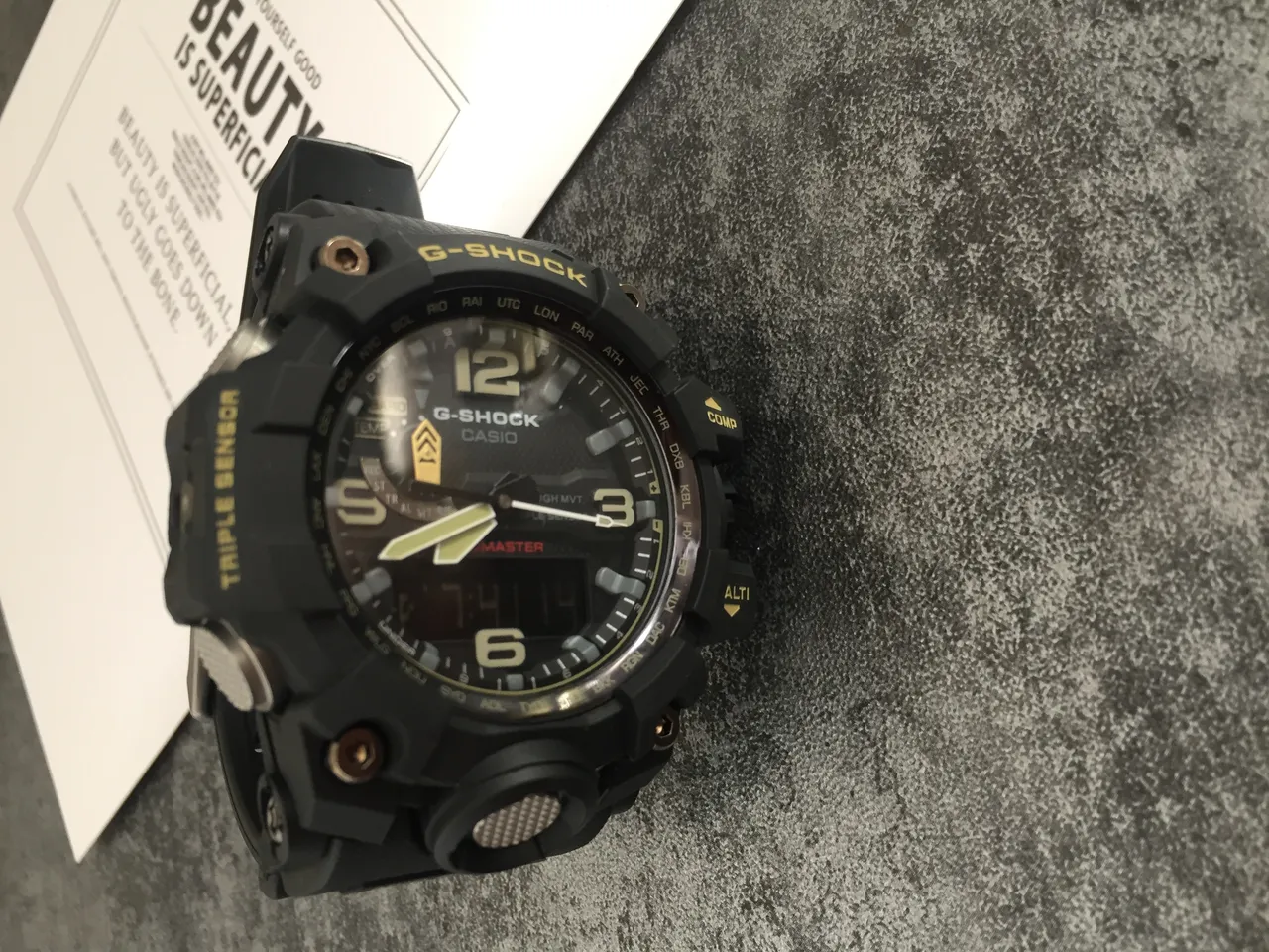 Casio G-Shock Mudmaster Triple Sensor Multi Band 6 Tough Solar Sports Watch 6