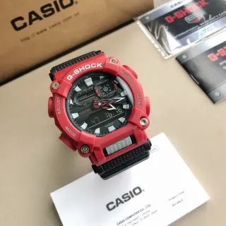 Casio G-Shock Red Resin Analog-Digital Sports Watch
