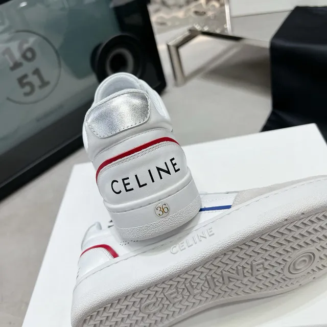 Celine CT-01 White Red Blue লাইফস্টাইল স্নিকার 3