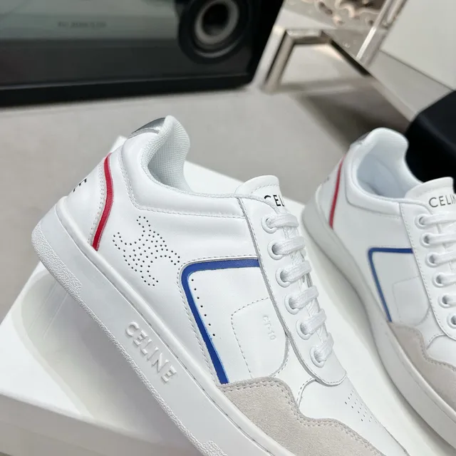 Celine CT-01 White Red Blue লাইফস্টাইল স্নিকার 4