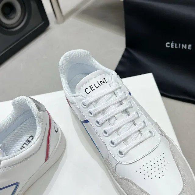 Celine CT-01 White Red Blue লাইফস্টাইল স্নিকার 5