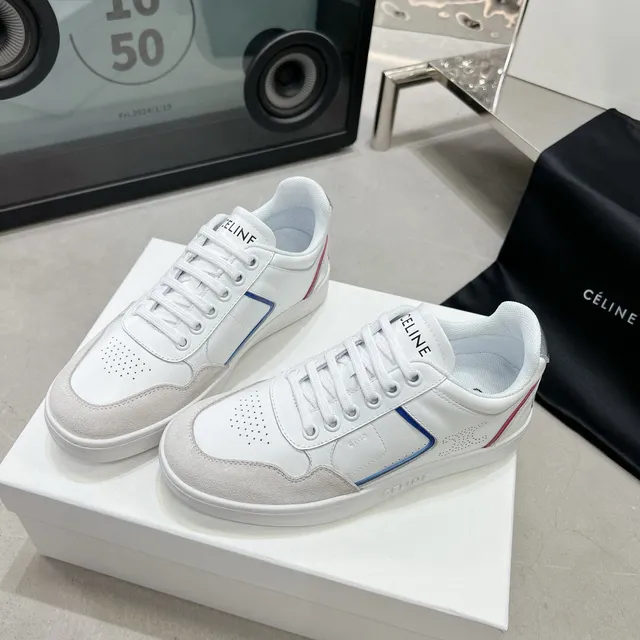 Celine CT-01 White Red Blue লাইফস্টাইল স্নিকার 8