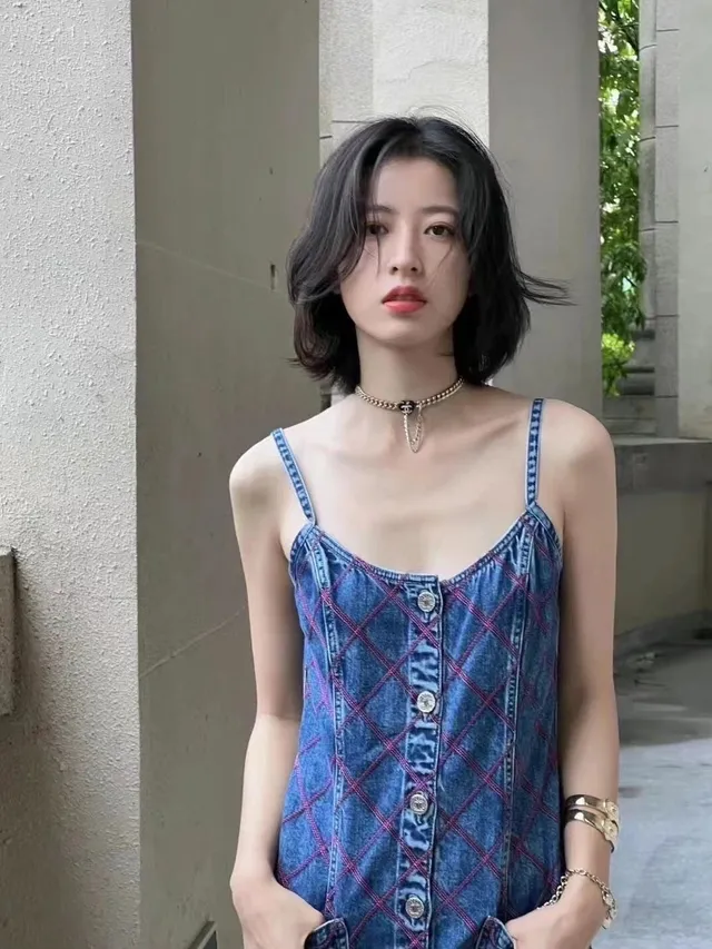 Chanel Chaîne Curb Or Noir Émail Pendentif Cœur Collier 8
