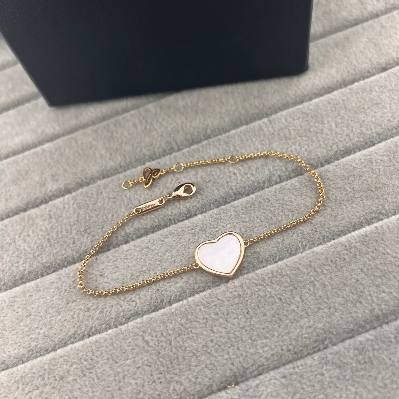 Chopard Happy Hearts Enamel Heart Pendant Bracelets 4