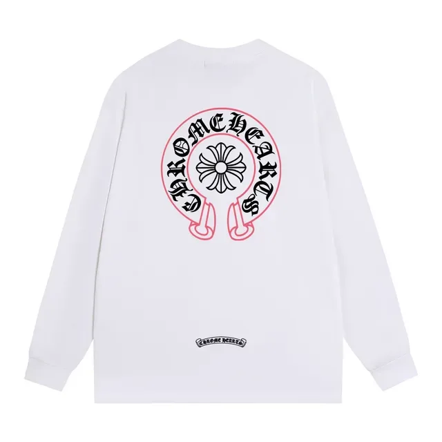 Chrome Hearts Circular Cross-Flower Graphic Long-Sleeve T-Shirt 9