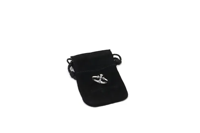 Chrome Hearts Bague Croix Argent Motif Orné Bague à Bande Gravée 7
