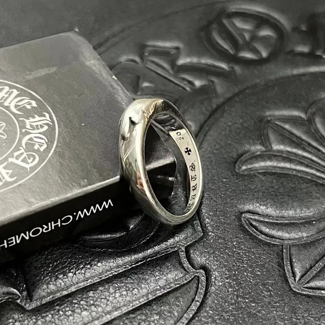 Chrome Hearts Cross Ring Silver-Tone Metal Ring 8