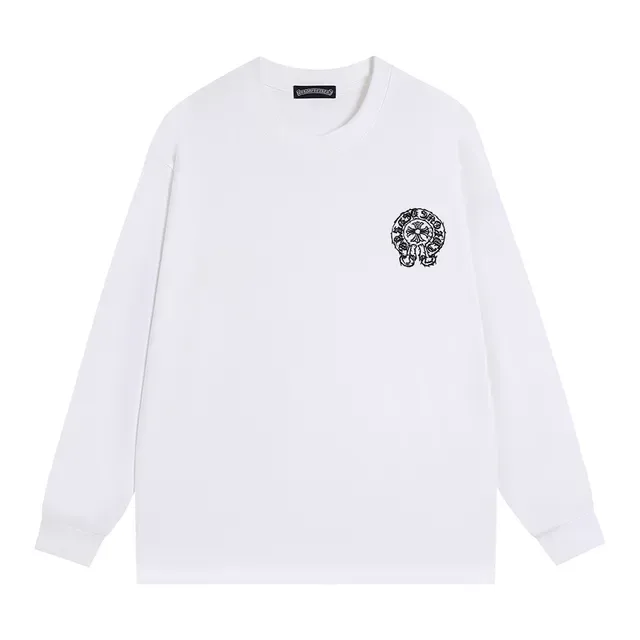 Chrome Hearts Graphic Cross Print Black Long-Sleeve T-Shirt 7