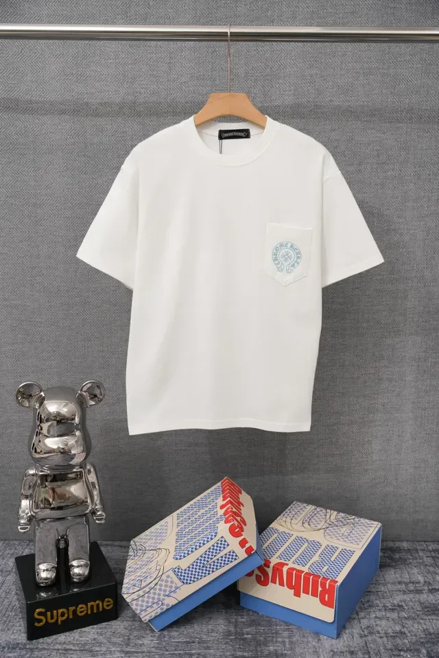 Chrome Hearts 黑色口袋T恤 刺绣Logo 3