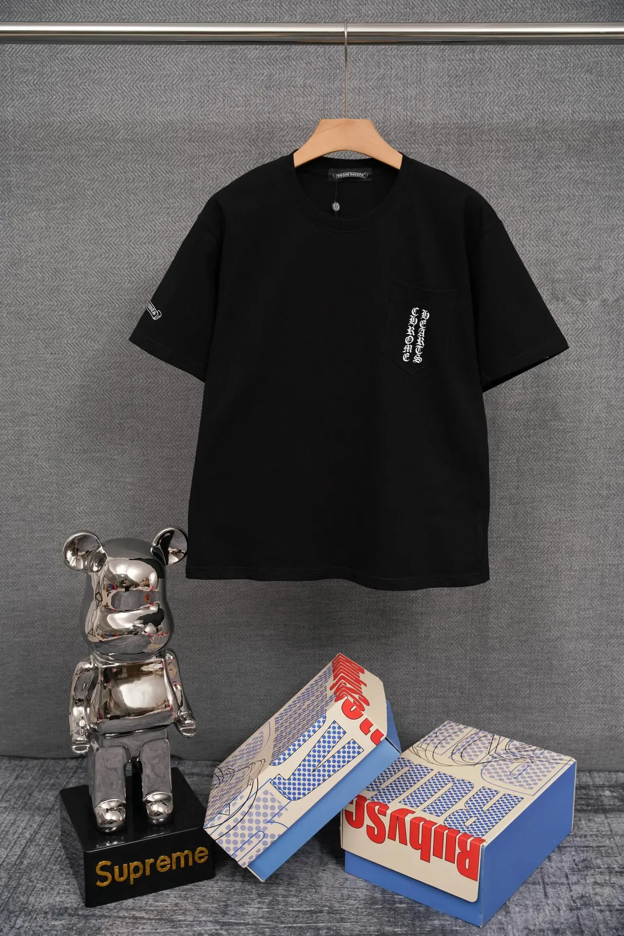 Chrome Hearts 东京图案印花黑色T恤 2