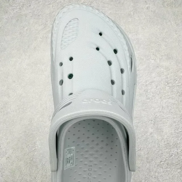 Crocs Echo Clog Light Gray Molded Foam Clog 4