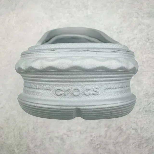 Crocs Echo Clog Light Gray Molded Foam Clog 8