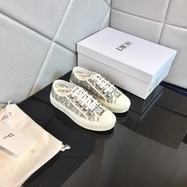 Dior B23 Monogram Print White Lifestyle Sneakers 7