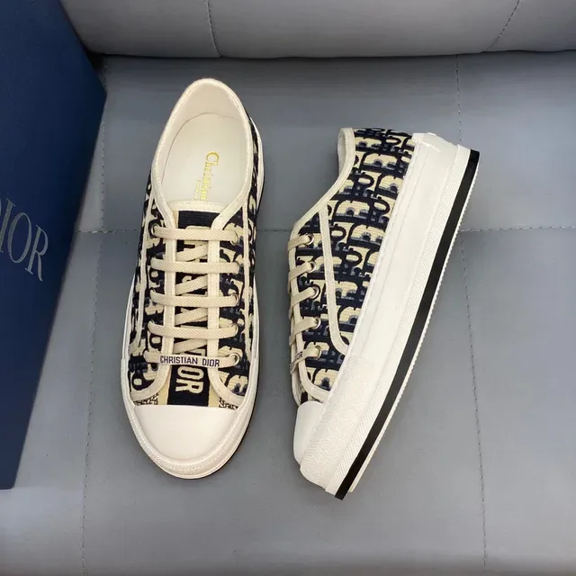 Dior B23 Oblique Monogram Navy and Beige zapatillas lifestyle 4