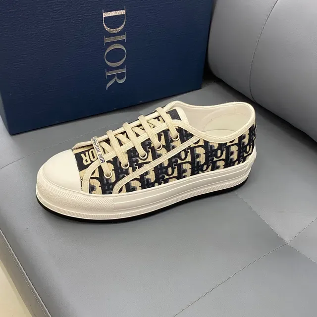 Dior B23 Oblique Monogram Navy and Beige zapatillas lifestyle 5