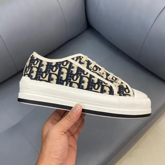 Dior B23 Oblique Monogram Navy and Beige zapatillas lifestyle 6