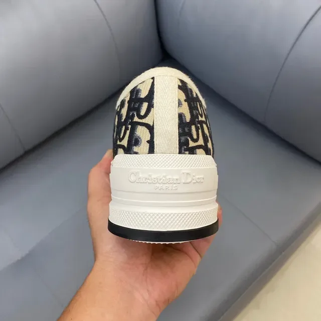 Dior B23 Oblique Monogram Navy and Beige zapatillas lifestyle 8