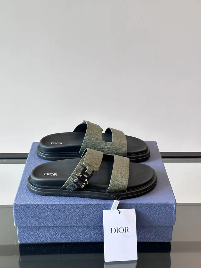 Dior B27 ডাবল স্ট্র্যাপ বাকল প্ল্যাটফর্ম ক্যাজুয়াল স্যান্ডেল 4