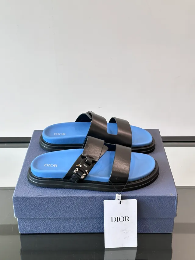 Dior B27 ডাবল স্ট্র্যাপ বাকল প্ল্যাটফর্ম ক্যাজুয়াল স্যান্ডেল 7