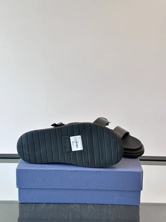 Dior B27 ডাবল স্ট্র্যাপ বাকল প্ল্যাটফর্ম ক্যাজুয়াল স্যান্ডেল 8