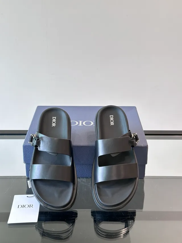Dior B27 ডাবল স্ট্র্যাপ বাকল প্ল্যাটফর্ম ক্যাজুয়াল স্যান্ডেল 9