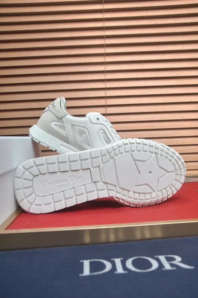 Dior B27 Monochrome White Lifestyle Sneakers 3