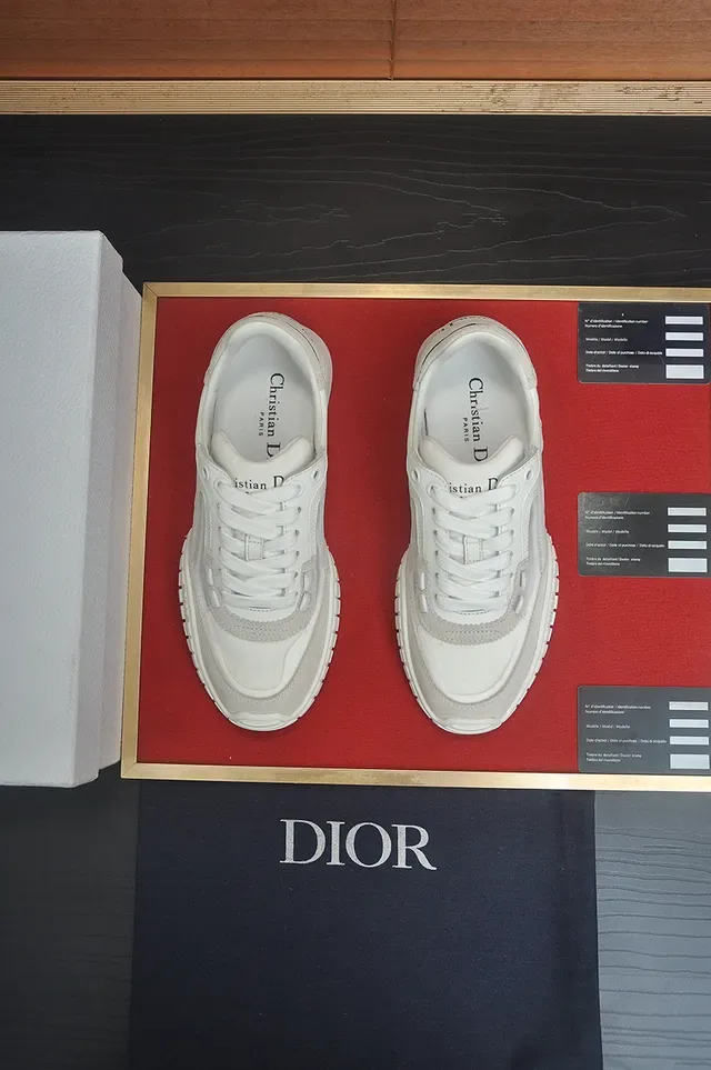Dior B27 Monochrome White Lifestyle Sneakers 5