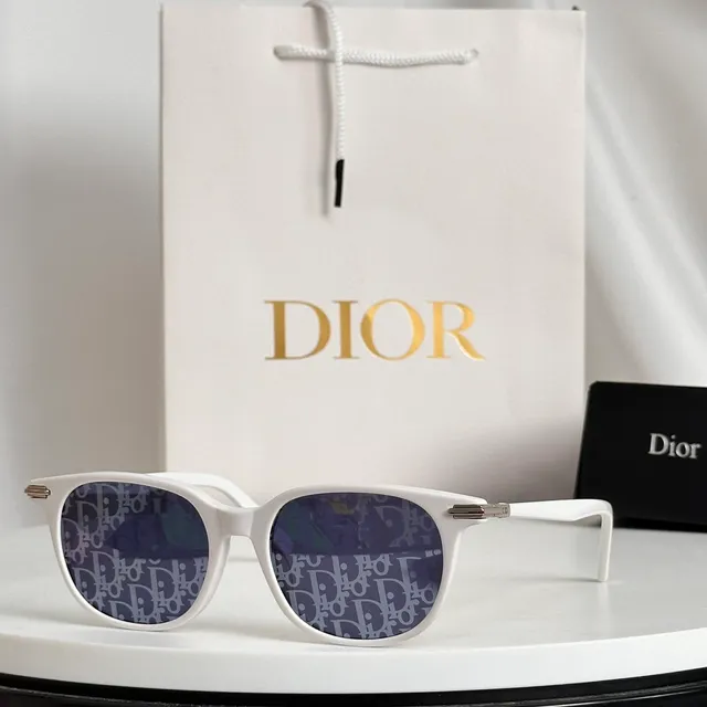 Dior Óculos de Sol Marrom Dourado Tartaruga Acetato Hardware 8