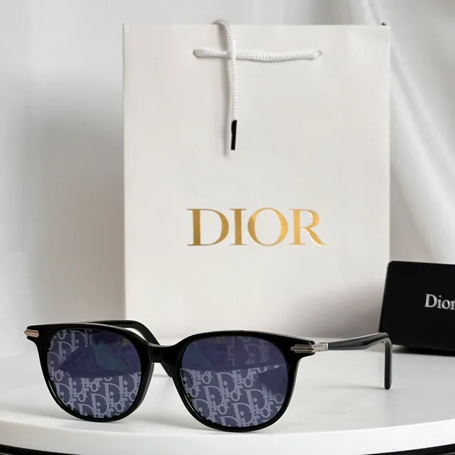 Dior Óculos de Sol Marrom Dourado Tartaruga Acetato Hardware 9