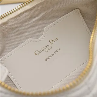 Dior Caro Monogram Canvas Negro y Beige Bolso underarm 3